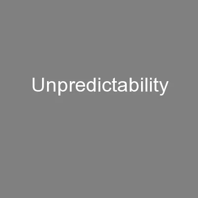 Unpredictability