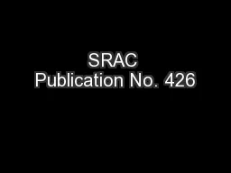 SRAC Publication No. 426
