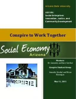 Arizona State University JUS  Social Enterprises Innovation Justice and Community Development