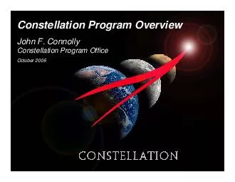 Constellation Program Overview John F