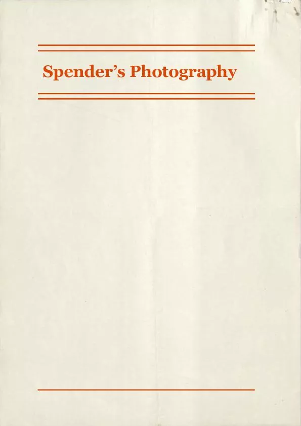 Spender’s PhoPography