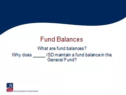 Fund Balances