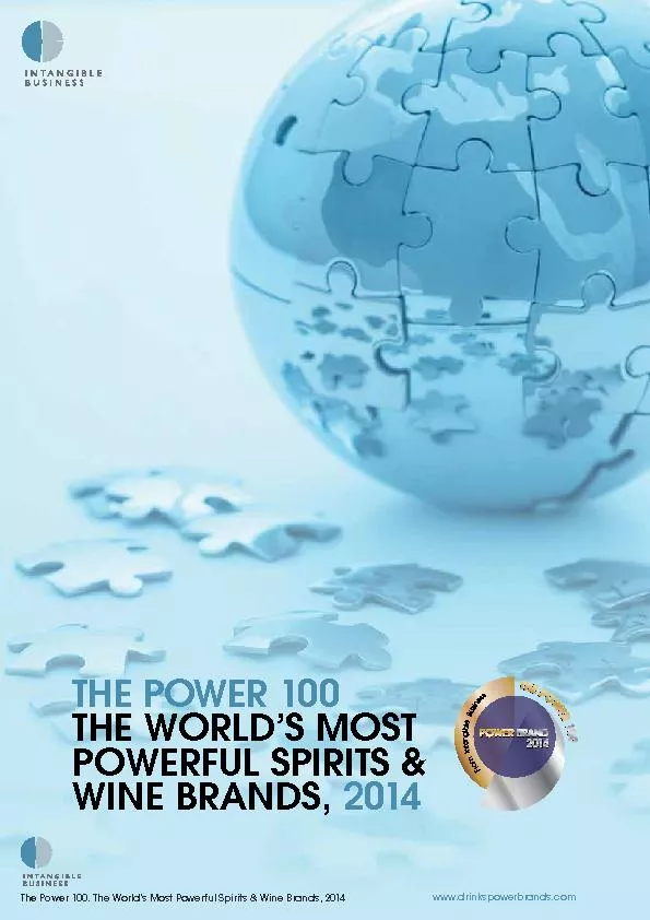 The Power 100. The World’s Most Powerful Spirits & Wine Brands, 2
