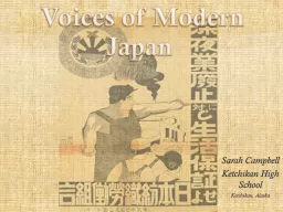 Voices of Modern Japan