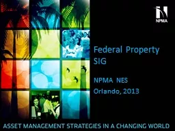 Federal Property SIG