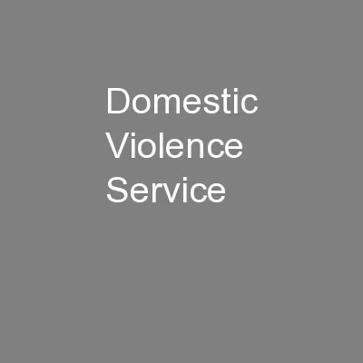 Domestic Violence Service