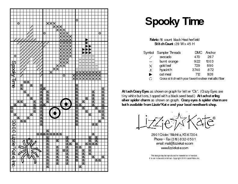 '2000 Lizzie*Kate, Inc. Spooky Time