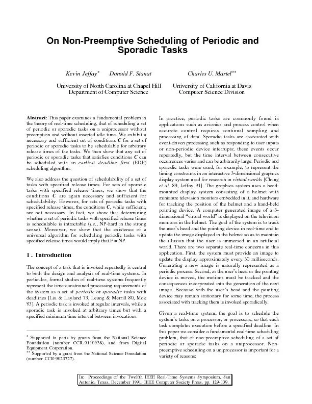 In:  Proceedings of the Twelfth IEEE Real-Time Systems Symposium, SanA
