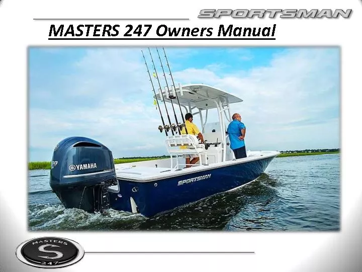 MASTERS 247 Owners Manual