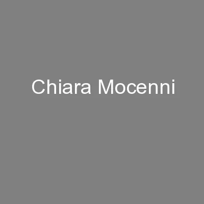 Chiara Mocenni