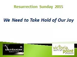 Resurrection Sunday 2015
