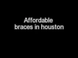 Affordable braces in houston