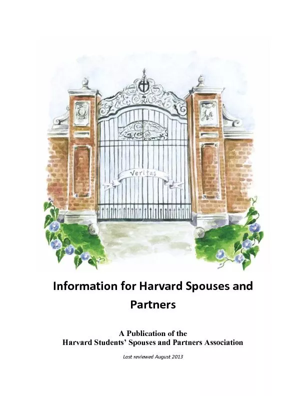 Information for Harvard Spouses