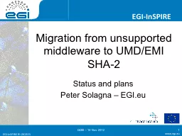 Migration from unsupported middleware to UMD/EMI