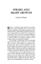 SPRAWL ANDSMART GROWTHHAWprawl is a catchall term that signifies fast,