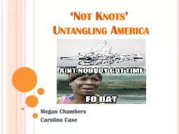 ‘Not Knots’