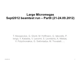 Large Micromegas