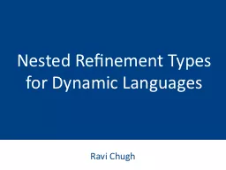 Nested Refinement Types