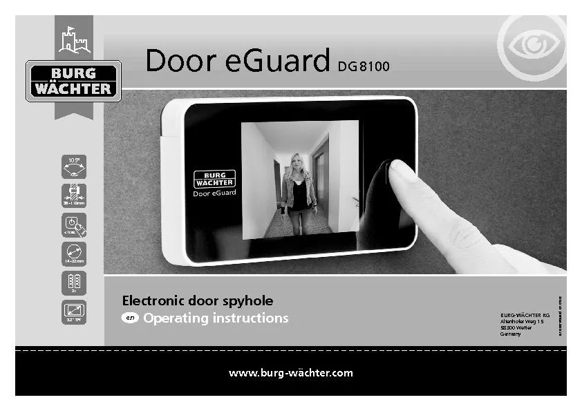 Electronic door spyhole