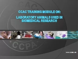 CCAC Training Module on: