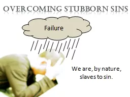 Overcoming Stubborn Sins