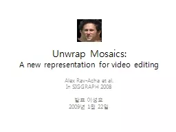 Unwrap Mosaics: