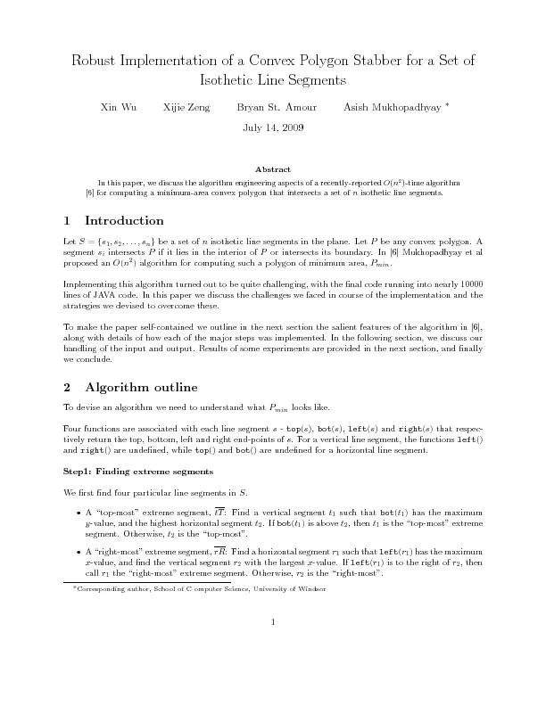 RobustImplementationofaConvexPolygonStabberforaSetofIsotheticLineSegme