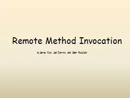 Remote Method Invocation