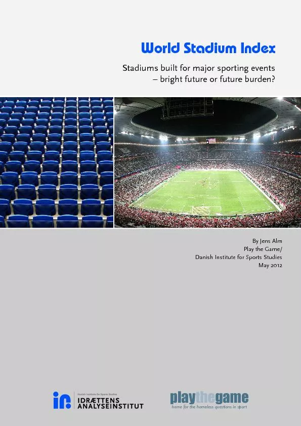 2 Title World Stadium Index Stadiums built for major sporting events 