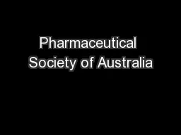 Pharmaceutical Society of Australia
