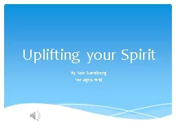 Uplifting your Spirit