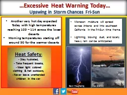 …Excessive Heat Warning