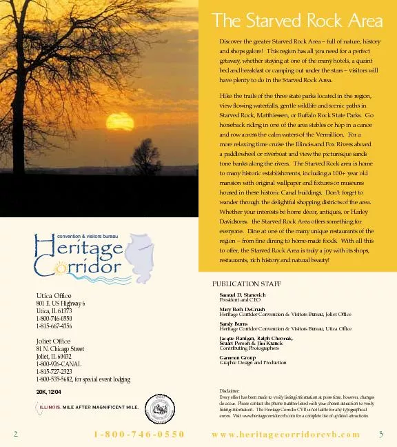 Heritage Corridor Convention &Visitors Bureau, Joliet OfficeHeritage C