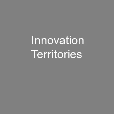 Innovation Territories