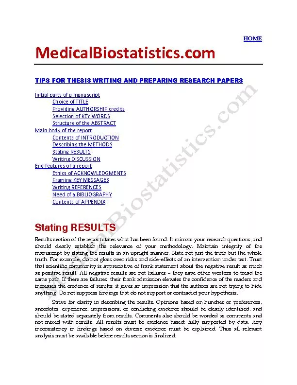 MedicalBiostatistics.com