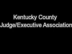 Kentucky County Judge/Executive Association