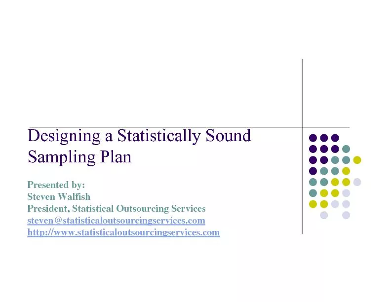 Designing a Statistically Sound