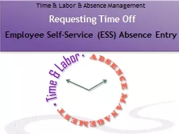 Time & Labor & Absence Management