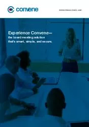 Convene the boardroom solution on any device
