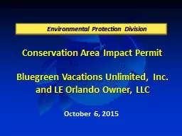 Conservation Area Impact Permit