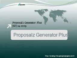 Proposalz Generator Plus