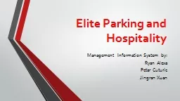 Elite Parking and Hospitality