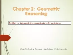 Missy McCarthy  Okemos High School  Math Instructor