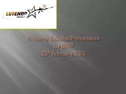 Property Valuation Presentation