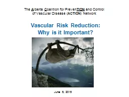 Vascular Risk Reduction: