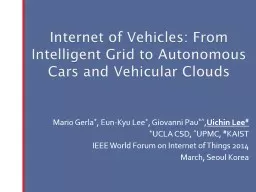 Internet of Vehicles: