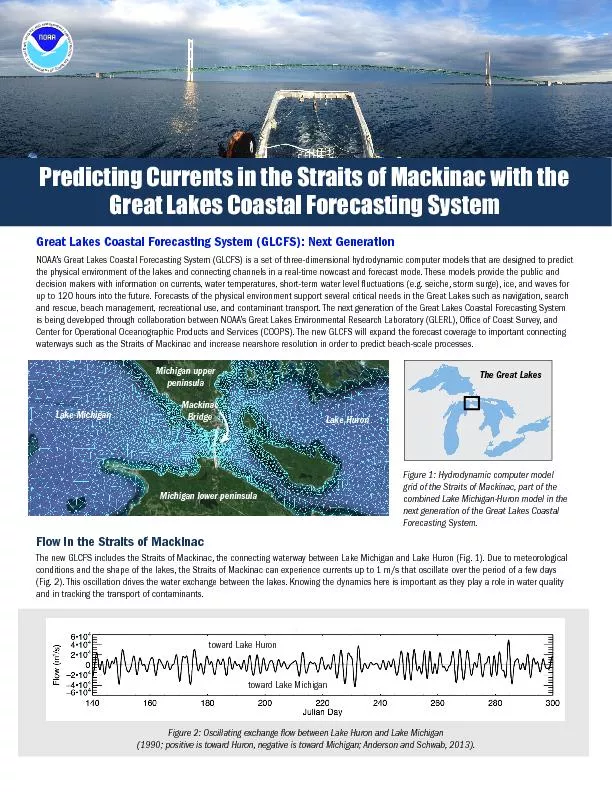 Great Lakes Coastal Forecasting System (GLCFS): Next Generation