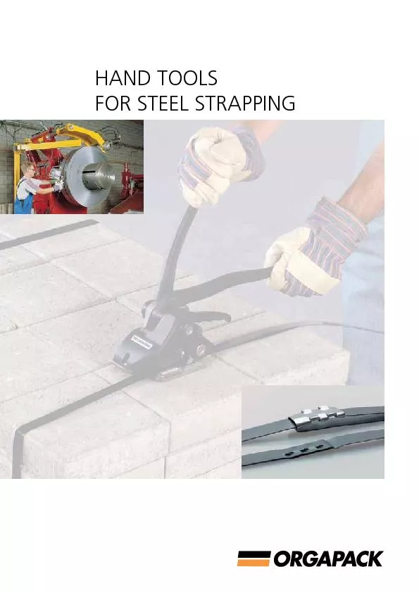 HAND TOOLSFOR STEEL STRAPPING