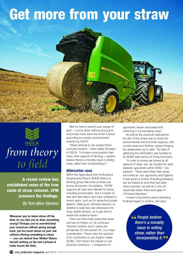 crop production magazine