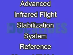 CoPilot II Advanced Infrared Flight Stabilization System Reference Manual FMA Inc
